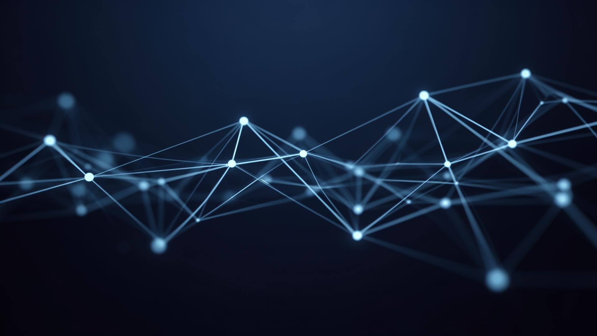 AI agent network visualization